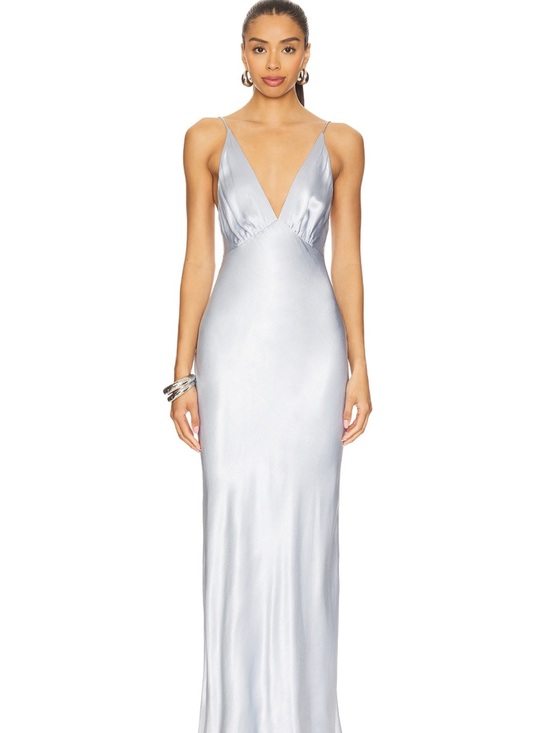 bec + bridge Dresses & Skirts - bec + bridge Moon Dance Maxi Dress in Dusty Blue